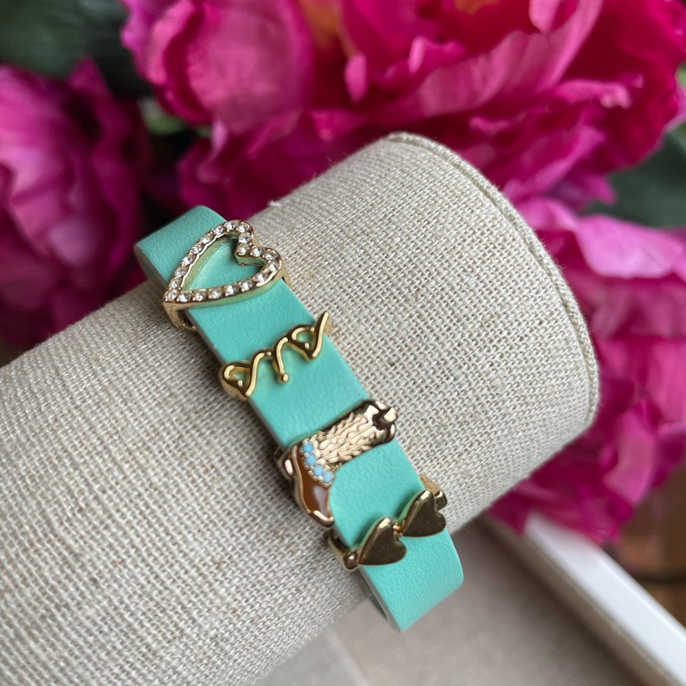 Keep Collective Stella & Dot Double Leather Band with Charm